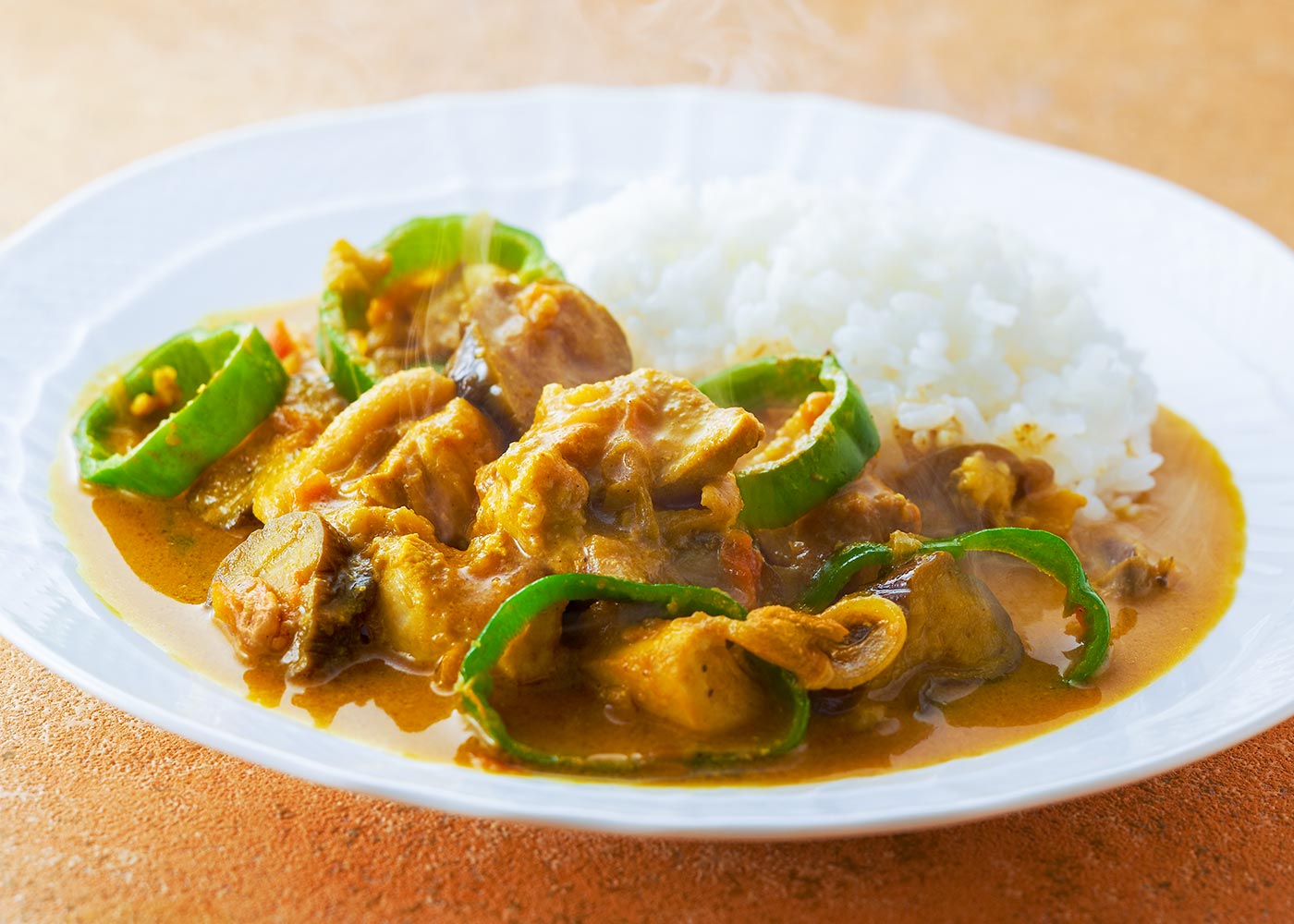 夏野菜のチキンカレー